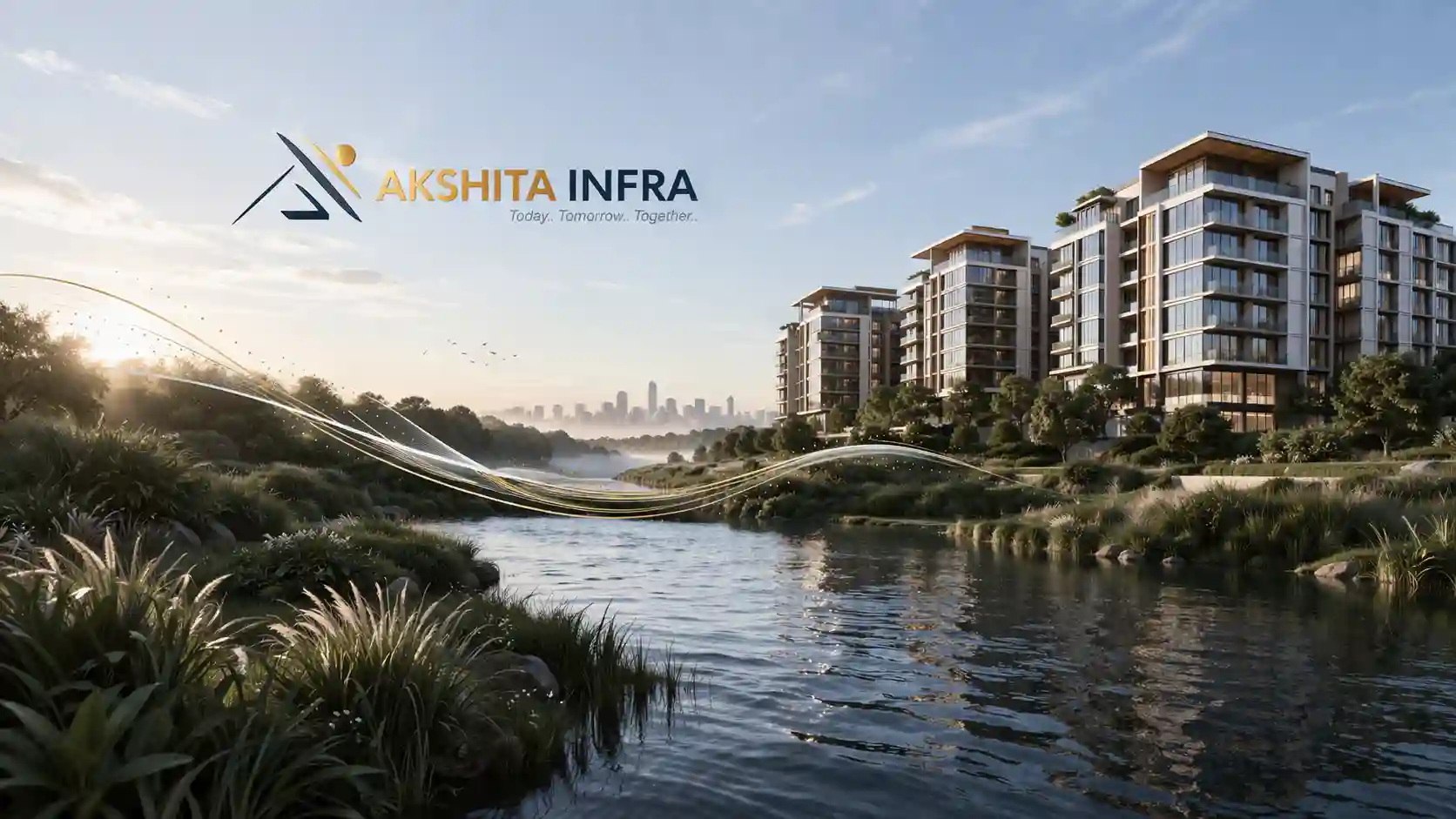Akshita Infra Official Logo for Kokapet Projects
