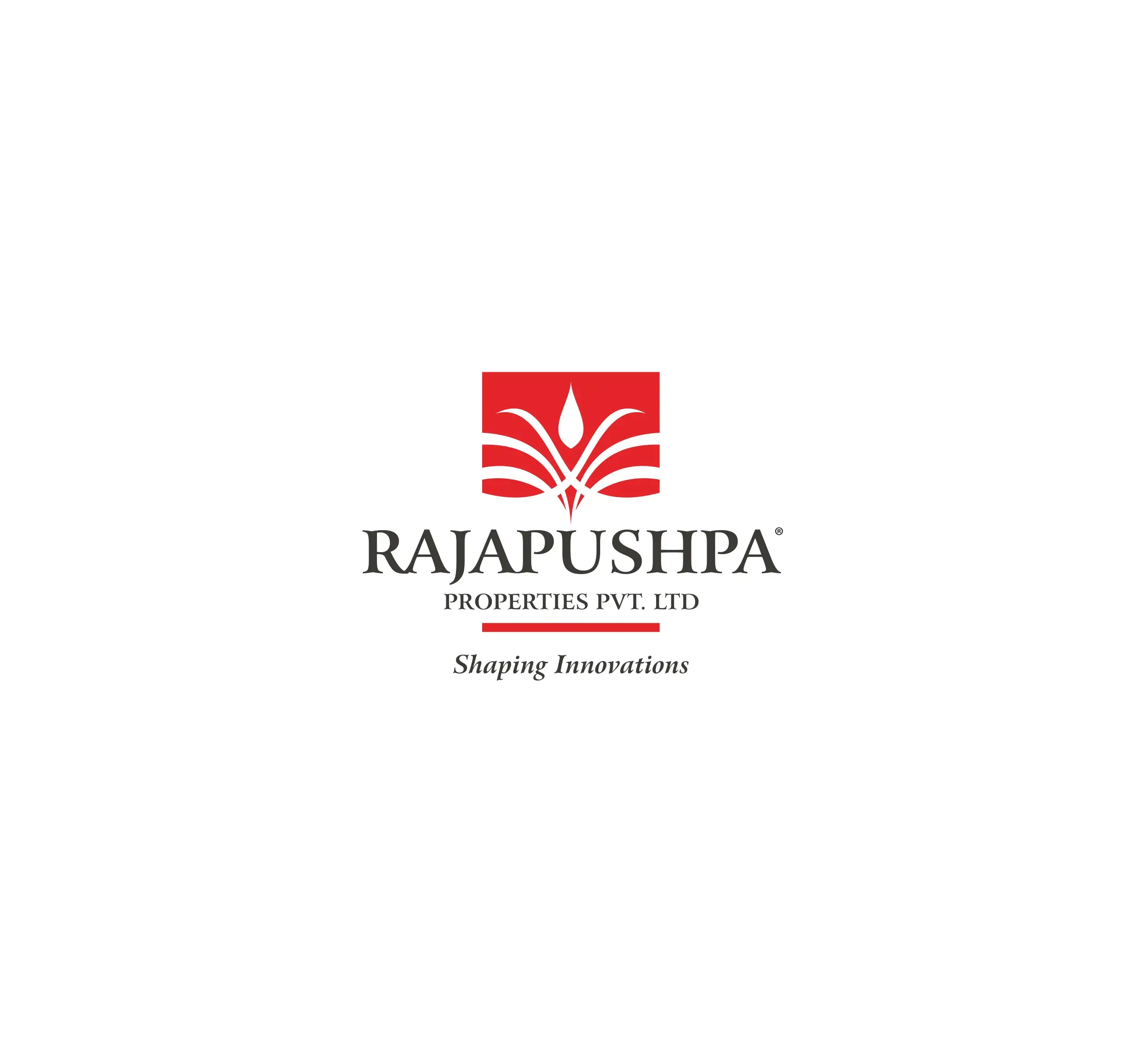 Rajapushpa logo for gated community apartments in Kokapet