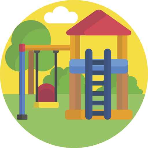 Safe kids play area in Godrej flats in Kokapet