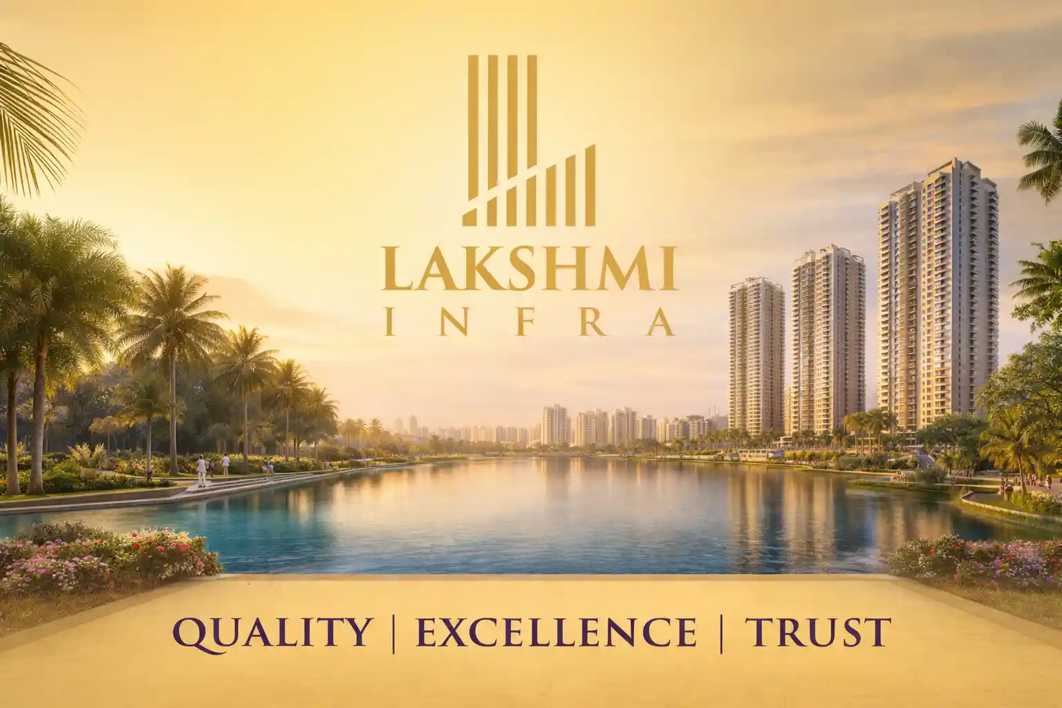 Lakshmi Infra Official Logo for Kokapet Projects