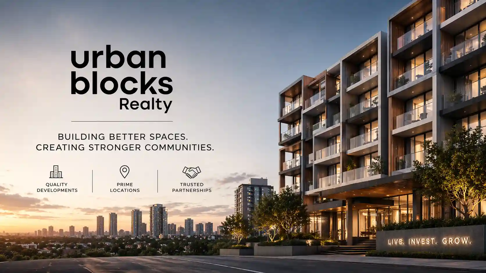 Urbanblocks Realty Official Logo for Kokapet Projects