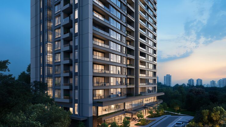 Poulomi 90 boutique low-density apartment community in Kokapet